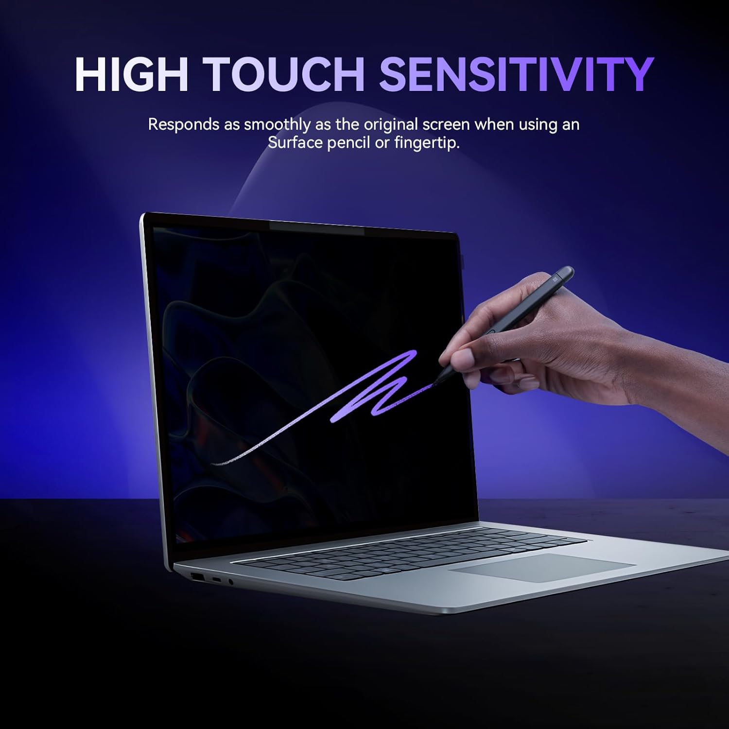 Laptop Privacy Screen Surface Laptop 6/5/4/3/2/1-13.5 Inch, Removable Computer Screen Anti-Spy Anti Glare Filter Shield for Microsoft Surface laptop 13.5in