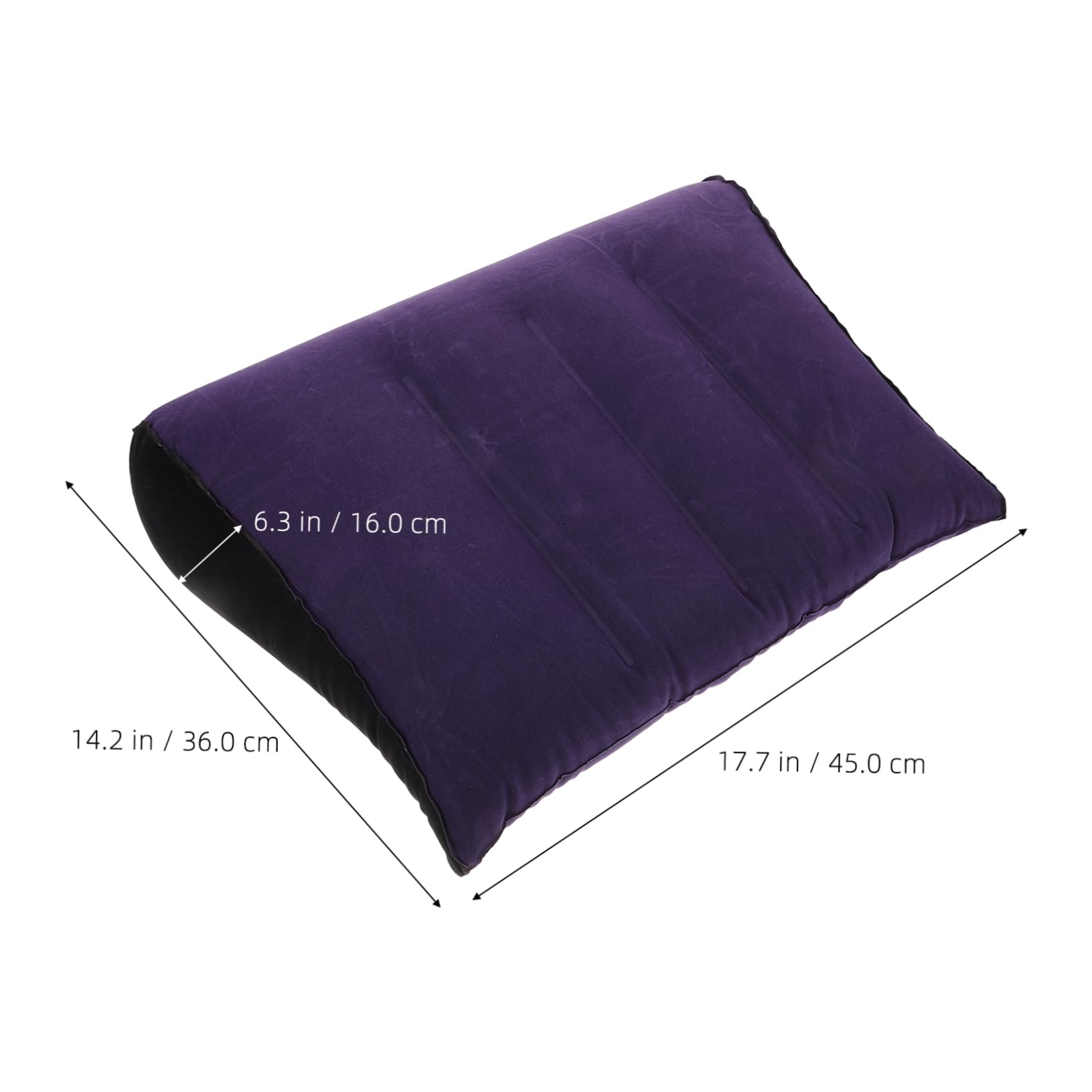 VILLCASE Lightweight Inflatable Travel Pillow for Lumbar Support Cushion for and Car Use Material Compact Design