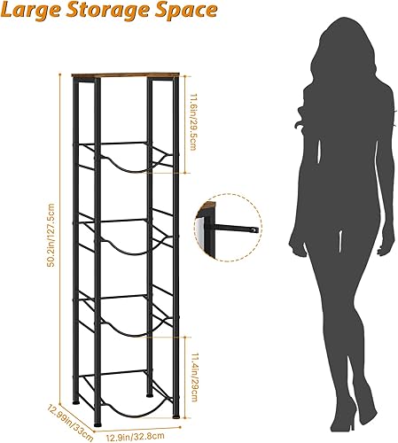 Miniatura 3 de smusei Soporte para jarra de agua de 5 galones con estante, organizador resistente de 4 niveles para botellas de agua, soporte dispensador de agua