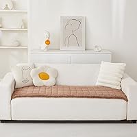 Vista 2 de Funda de sofá lavable para perros, funda de sofá mullida para mascotas, funda de sofá para sofá de 3 plazas, apta para mascotas, funda de sofá