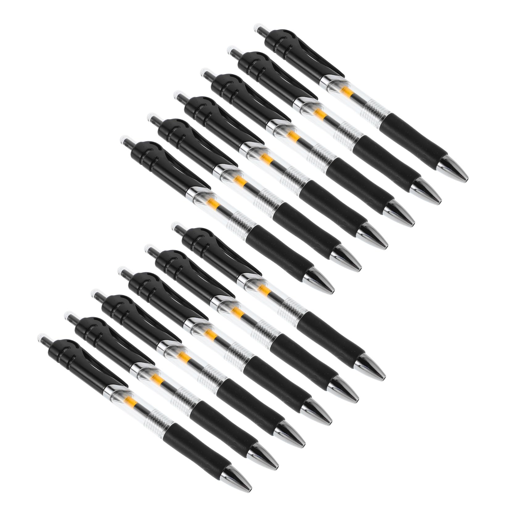 DOITOOL 50 Penne A Inchiostro Gel Nero, Asciugatura Rapida, Scrittura, Ideali Per Studenti, Casa, Scuola, Ufficio E Impugnatura Comoda Da 0,5 Mm.