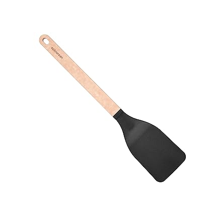 Epicurean Cutting Surfaces Gourmet Series Kitchen Utensil, OS, Black Nylon Head with Natural Handle