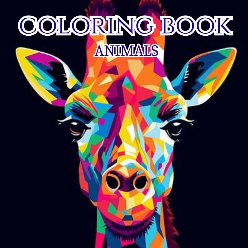 Animals : Adult Coloring Book For Mind Clarity: Relax and Unwind with the beauty of animals
