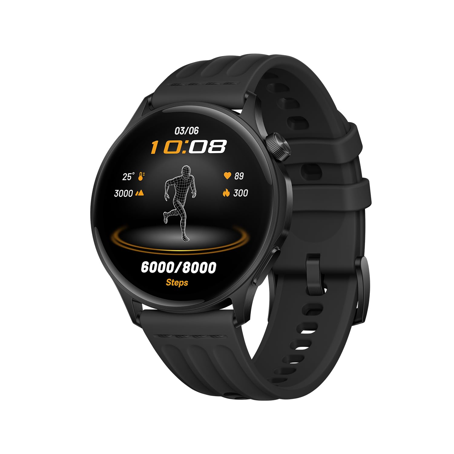 OPPO Watch S Smartwatch, Pantalla AMOLED 1,46" 3000 Nits, Diseño Ultrafino de Acero Inoxidable, Batería 10 Días, Seguimiento SpO2 Sueño Pulso, 100+ Modos Deportivos, Llamadas Bluetooth, 5ATM, Black