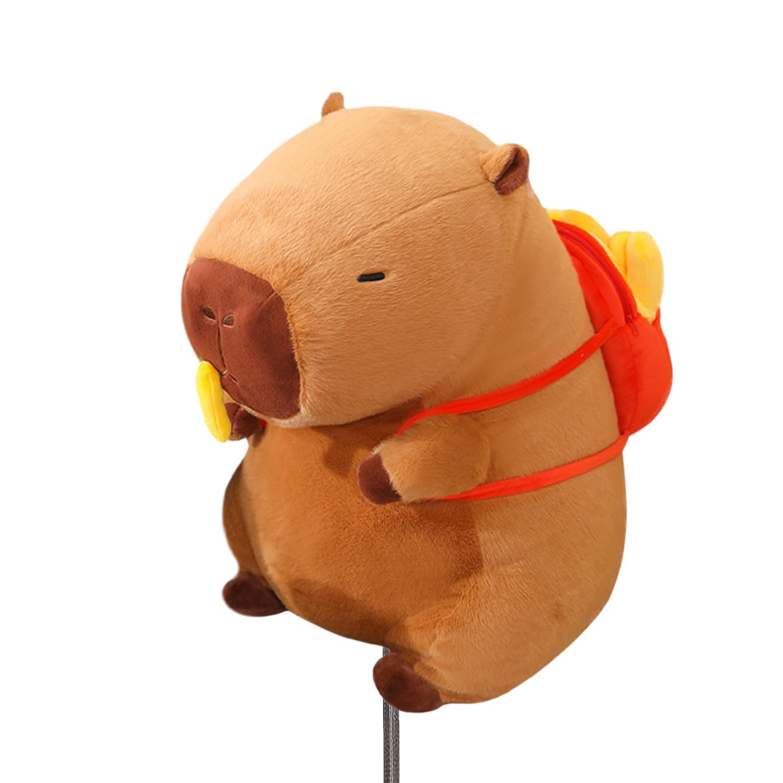 RLOMUTE Novelty Animal Golf Club Head Covers - Soft Dust-Proof Portable for Driver/Fairway/Hybrid (1.F.H), Funny Gift for Men Women Kids Golfers - Capybara with French Fries