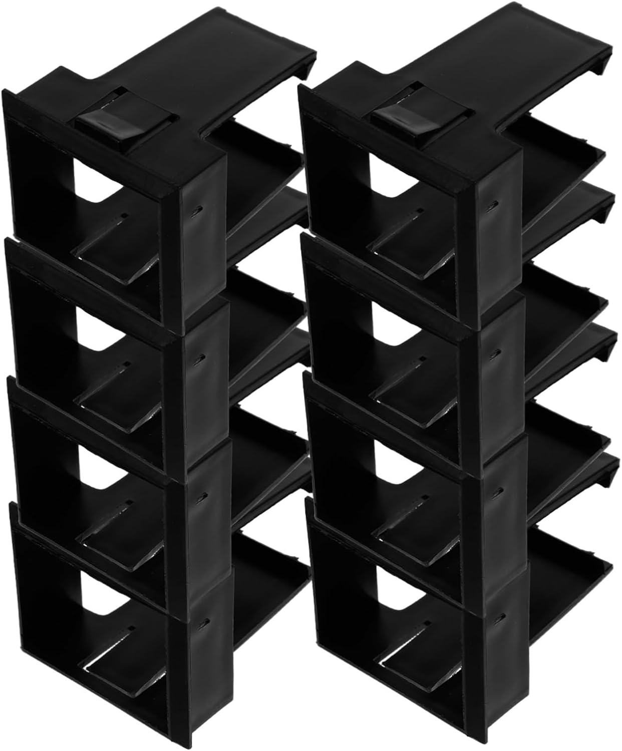 KICHOUSE 10pcs Circuit Breaker Bracket Mcb Fixing Bracket Concealed Mounting Base for Panel Mount
