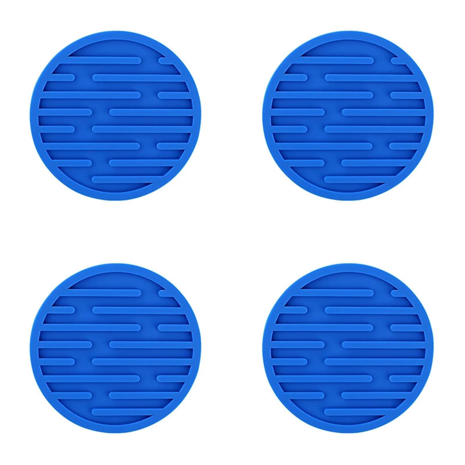 10Pcs 10cm Silicone Cup Pad Slip Insulation Round Mat Hot Drink Holder Mug Stand for Cap(Color2)