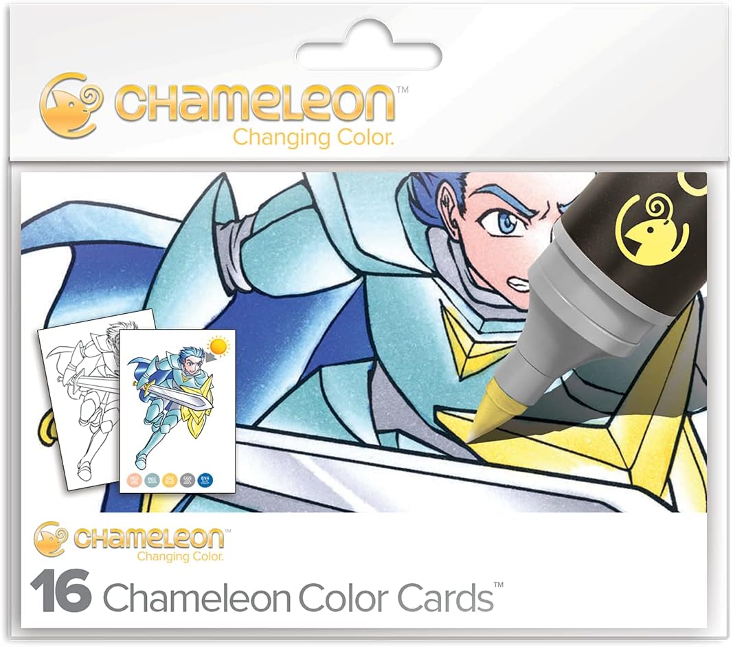 Chameleon Art Products, Color Cards, 8 Designs - Color Cards Manga