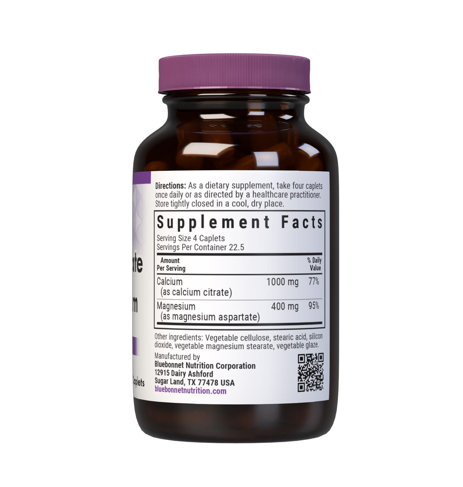 BlueBonnet Calcium Citrate Plus Magnesium Caplets, 90 Count — Amazon image 2