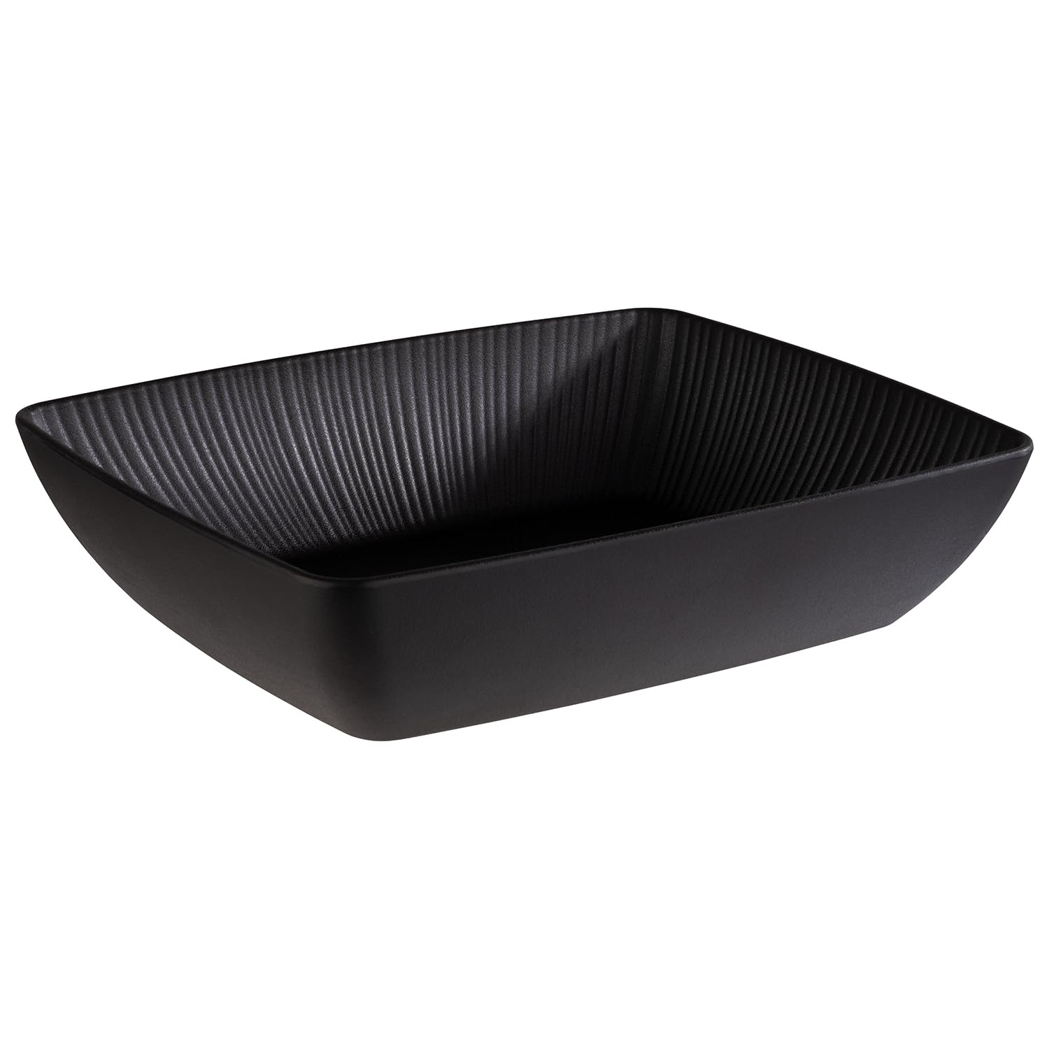 APS Nero 85276 GN 1/2 Bowl 32.5 x 26.5 cm Height 7.5 cm 3.5 litres Black