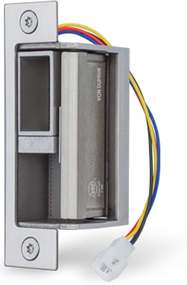 Von Duprin 6400 US32D Fail Secure 12V / 24V DC Electric Strike, Satin Stainless Steel Finish
