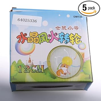 VMS INDIAHamster Mouse Rat Exercise Toys PVC Silent Running Spinner Wheel Yellow