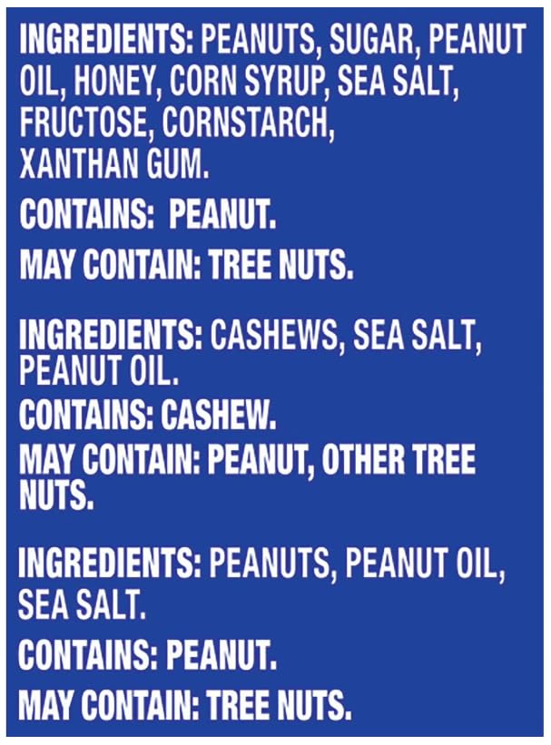 Variety Pack Cashews & Peanuts, 24 pk.