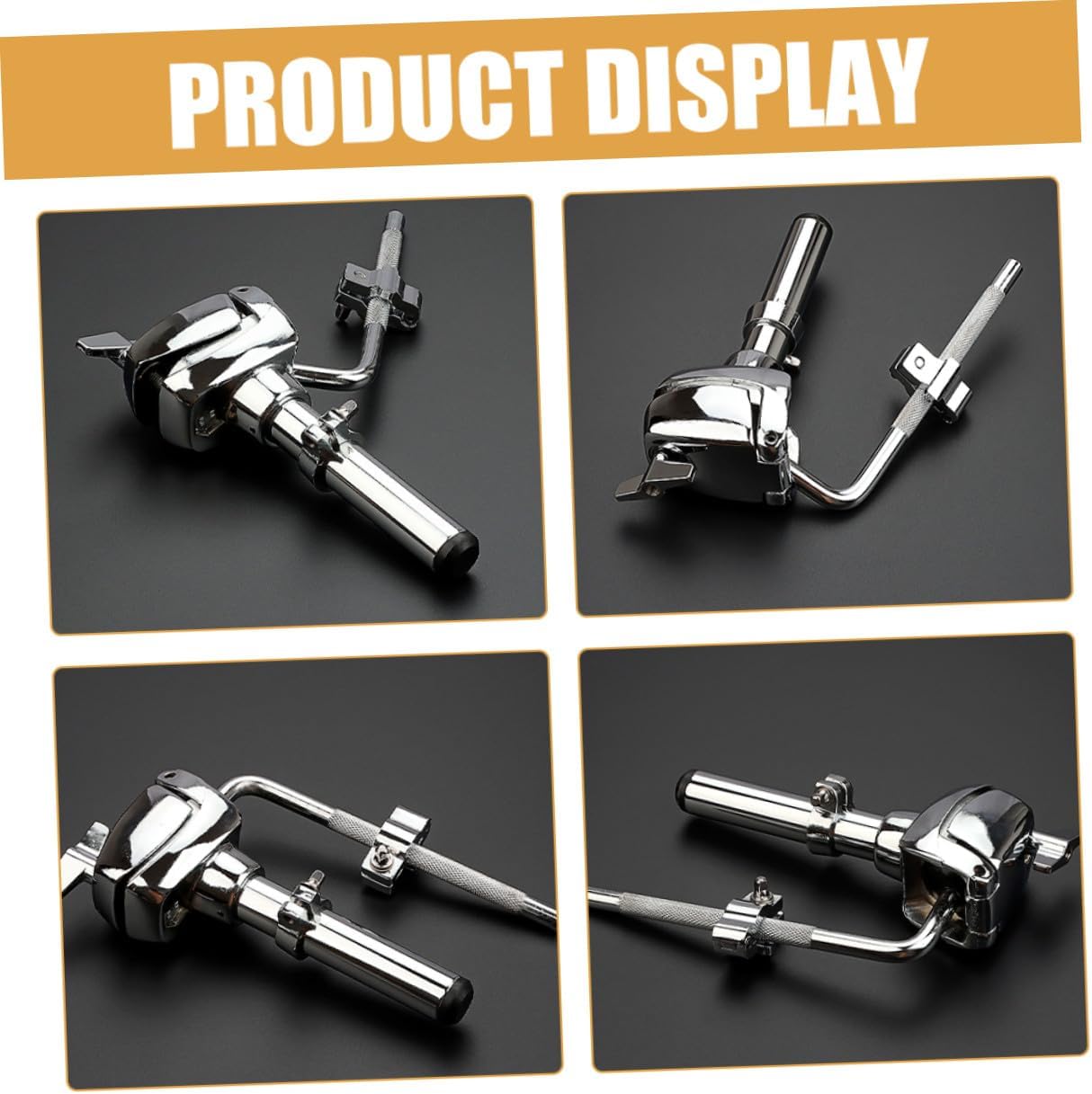 Drum Bracket Arm Stand Metal Drum Holder Mounting Hardware for Percussion Instruments Wc102 Performance Display Hardware Cymbal Stands