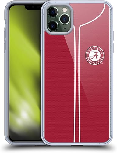 Miniatura 197 de Head Case Designs Funda de gel con logotipo oficial de la Universidad de Alabama UA [protección de grado militar] compatible con Apple iPhone 11