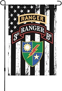 Army 3rd Ranger Battalion Seasonal Double-Sided Outdoor Courtyard Small Garden Flag