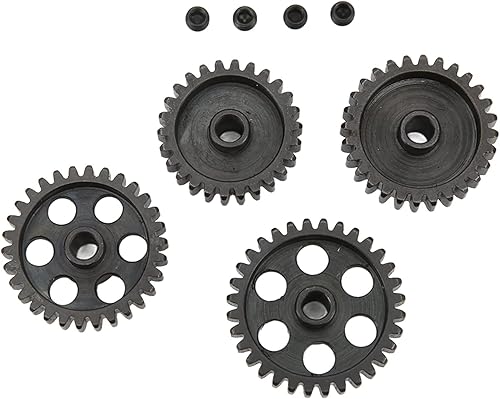 Juego de piñones de coche RC 26T 28T 30T 32T M1 de metal RC motor de 0.197in para vehículos RC 18