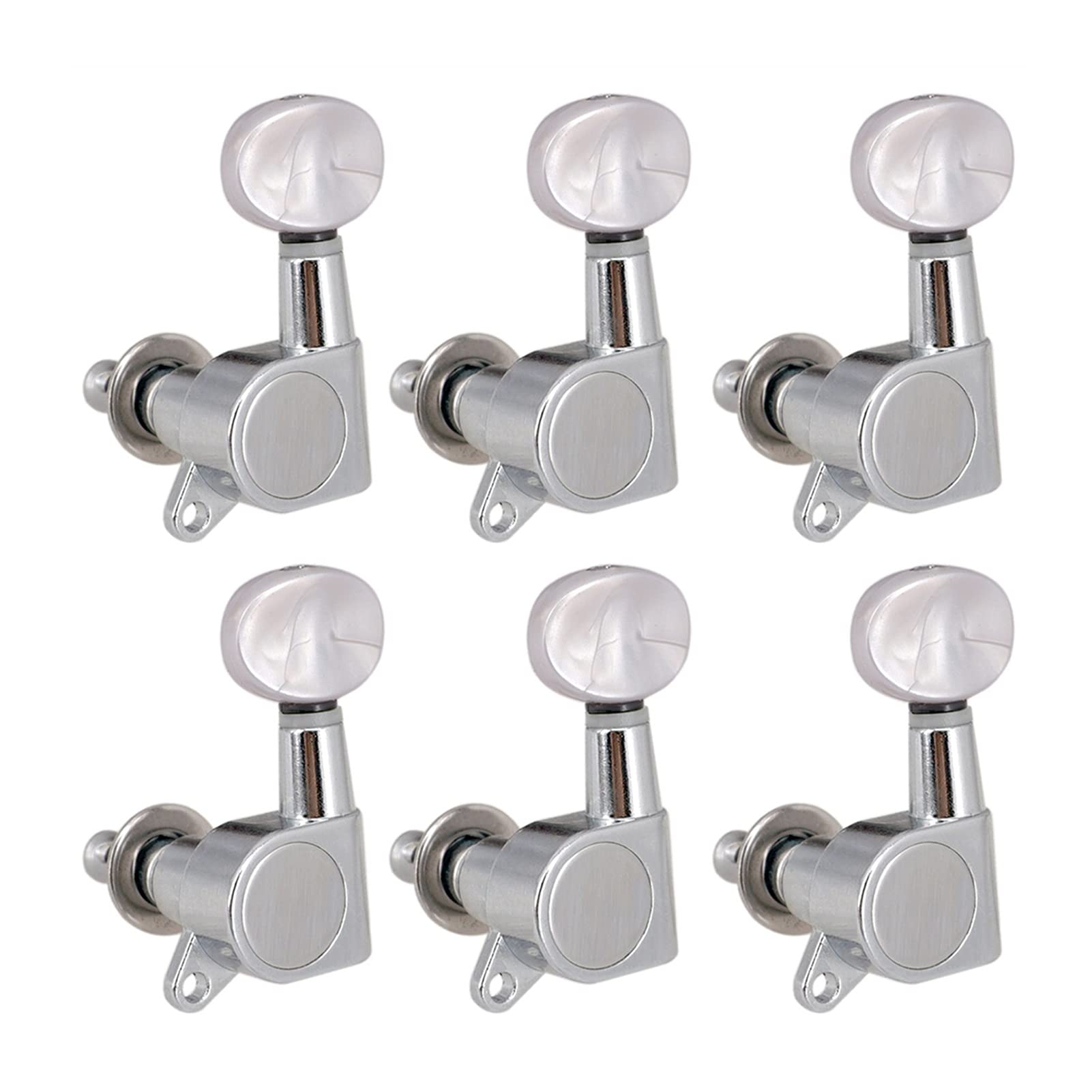 Tuning Peg Tuner Tuning De Guitare 6X 6L Tuners Tuners Pièces De Rechange De Guitare Électrique Acoustique