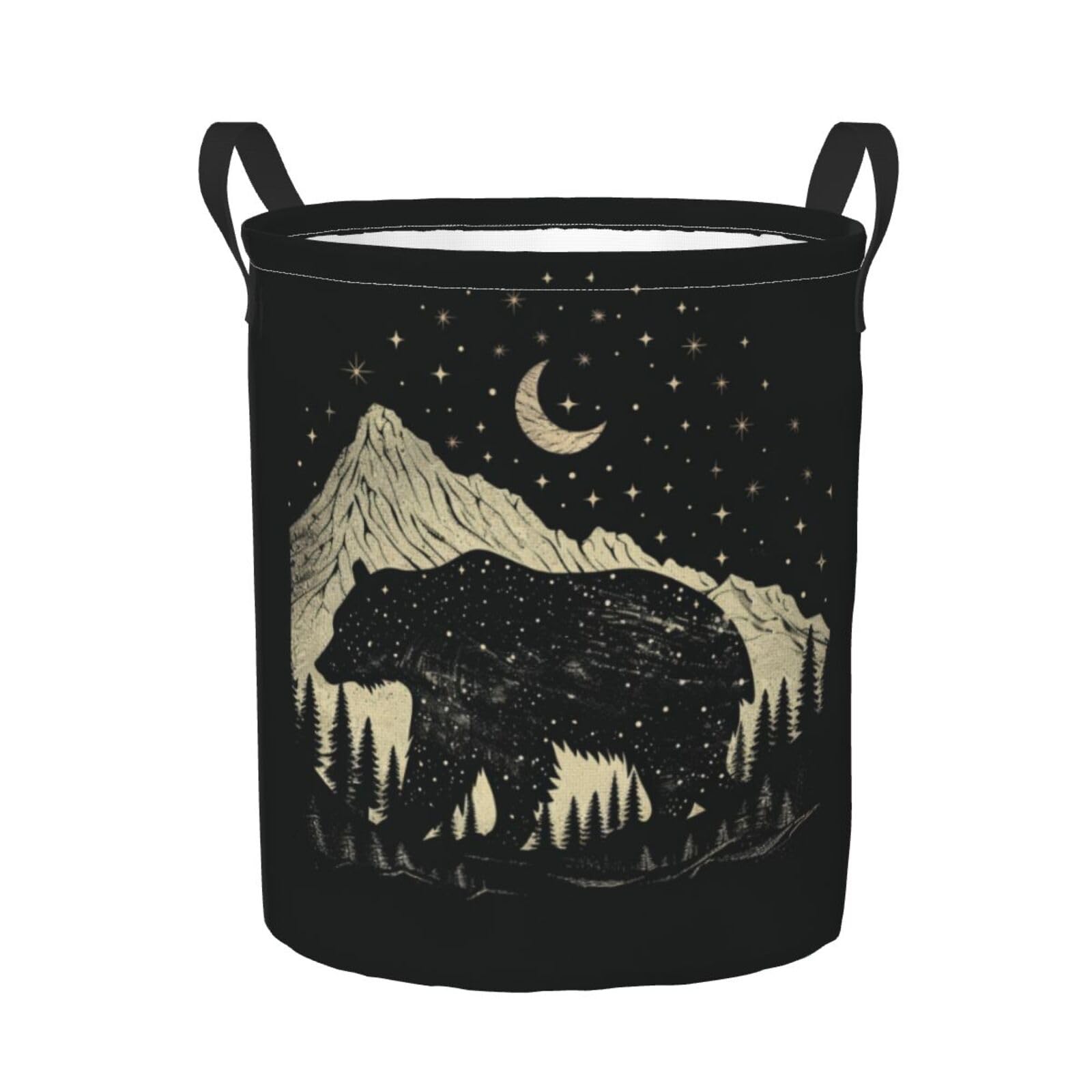 Panier A Linge Montagne De La Silhouette De Boîtes À Linge 40X50Cm