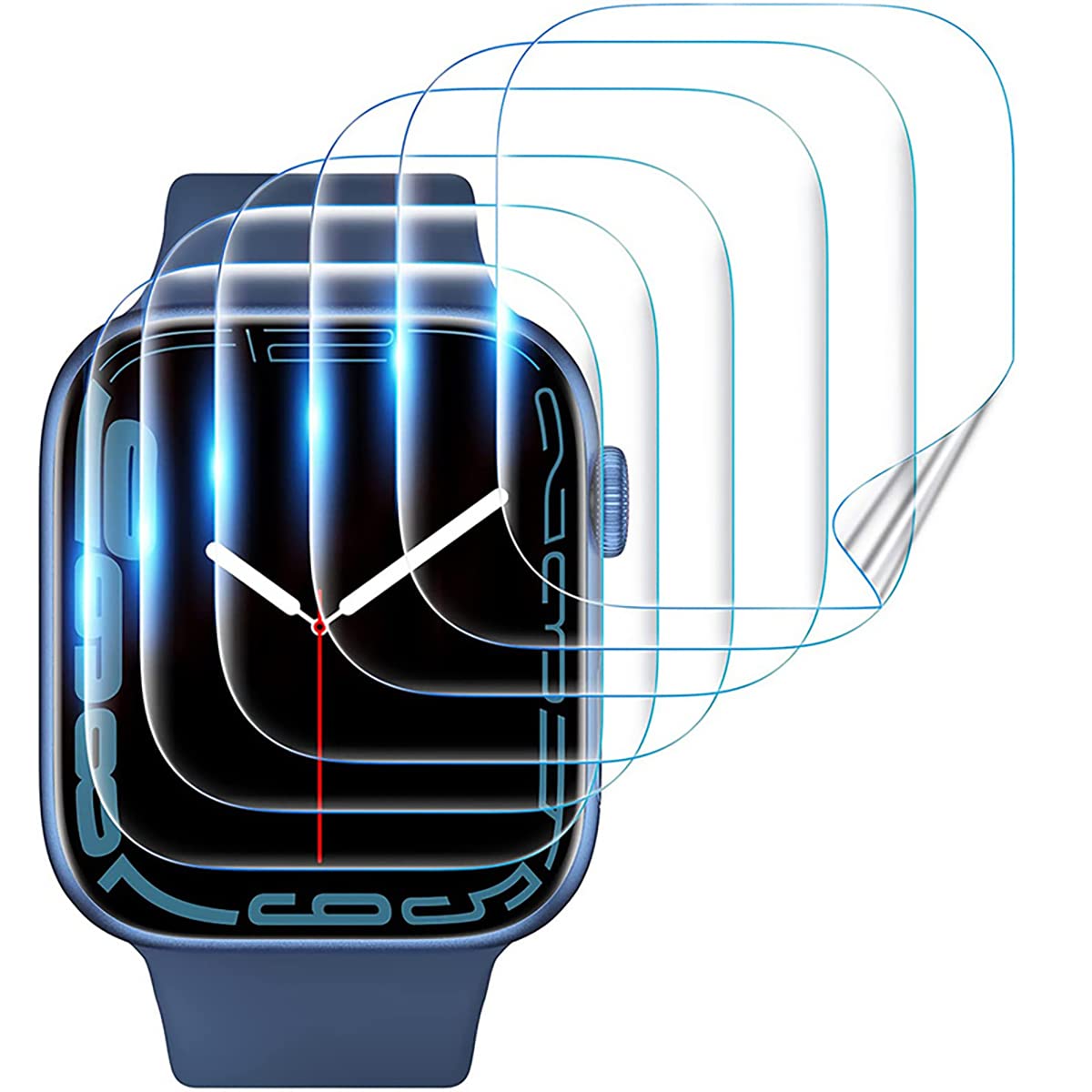 3 Pezzi Pellicola TPU Per Sanorum Smartwatch 1.83” – Idrogel Auto-riparante, Antiurto E Sensibile Al Tocco