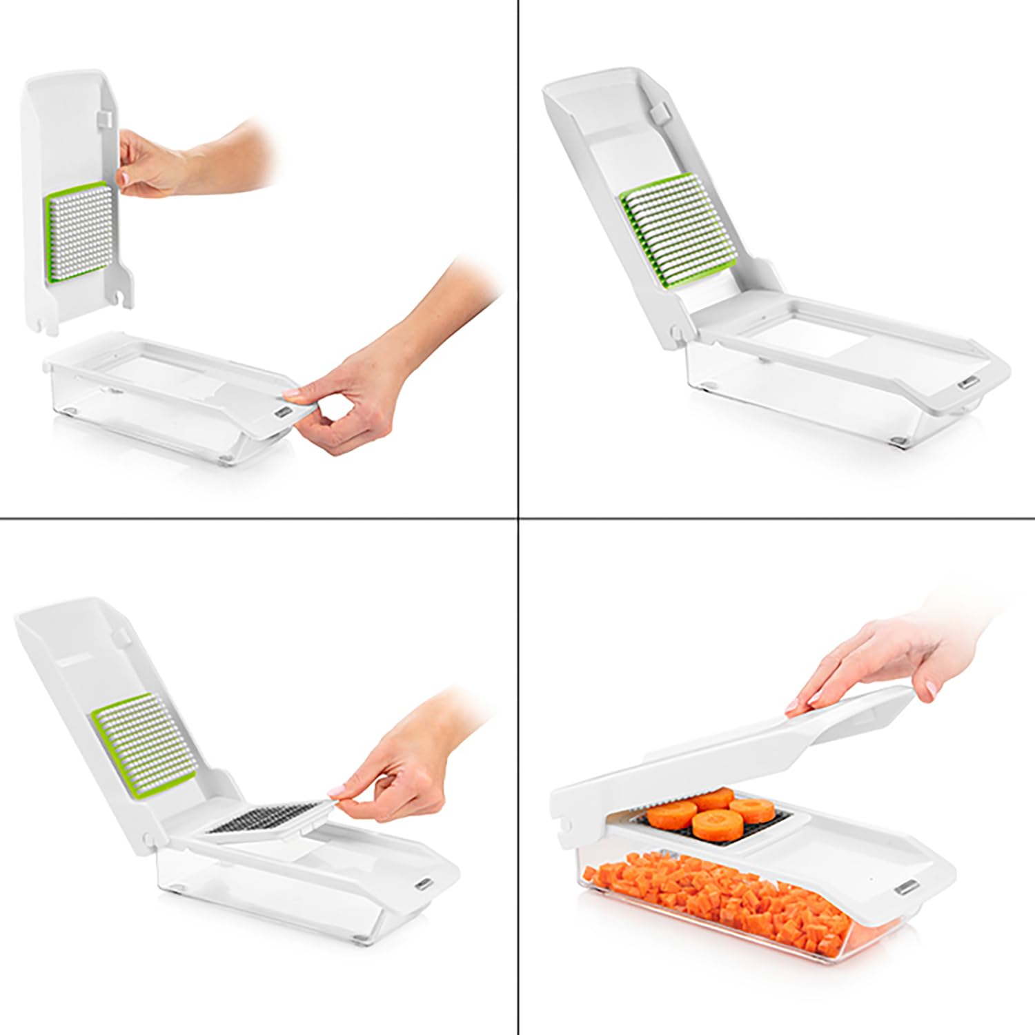 Tescoma 643866 Mandolina/grattugia multifunzionale, linea Handy