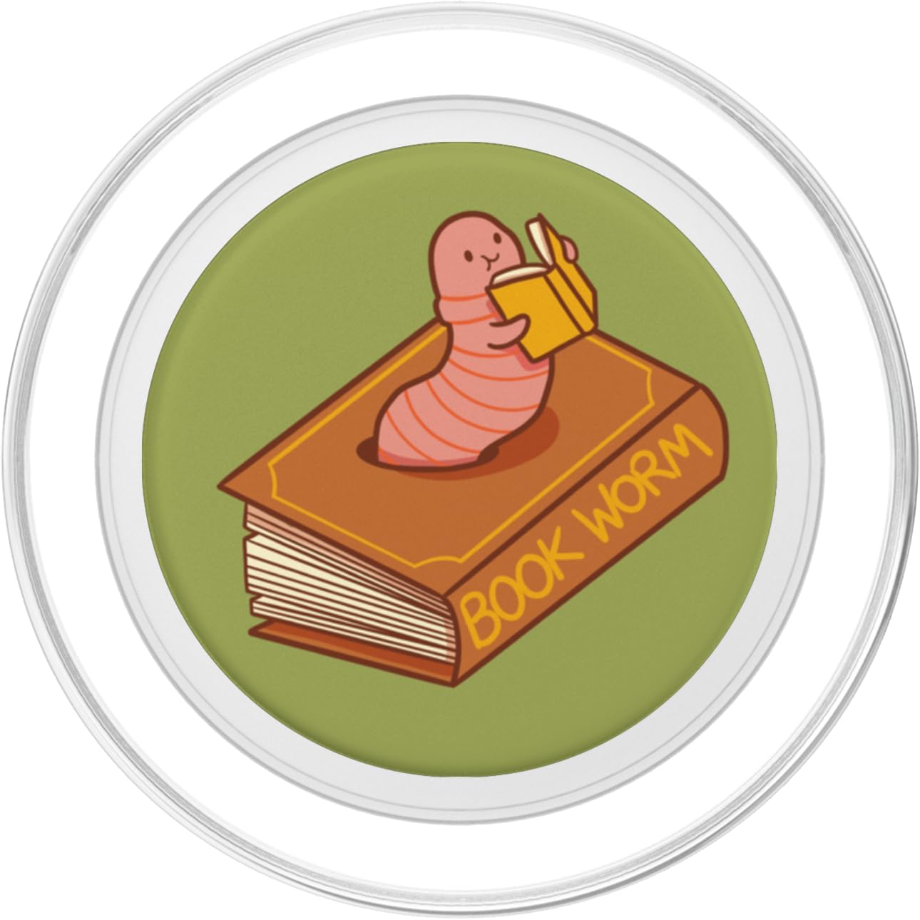 PopSockets Bookish Phone Grip & Stand - Bookworm PopSockets PopGrip for MagSafe