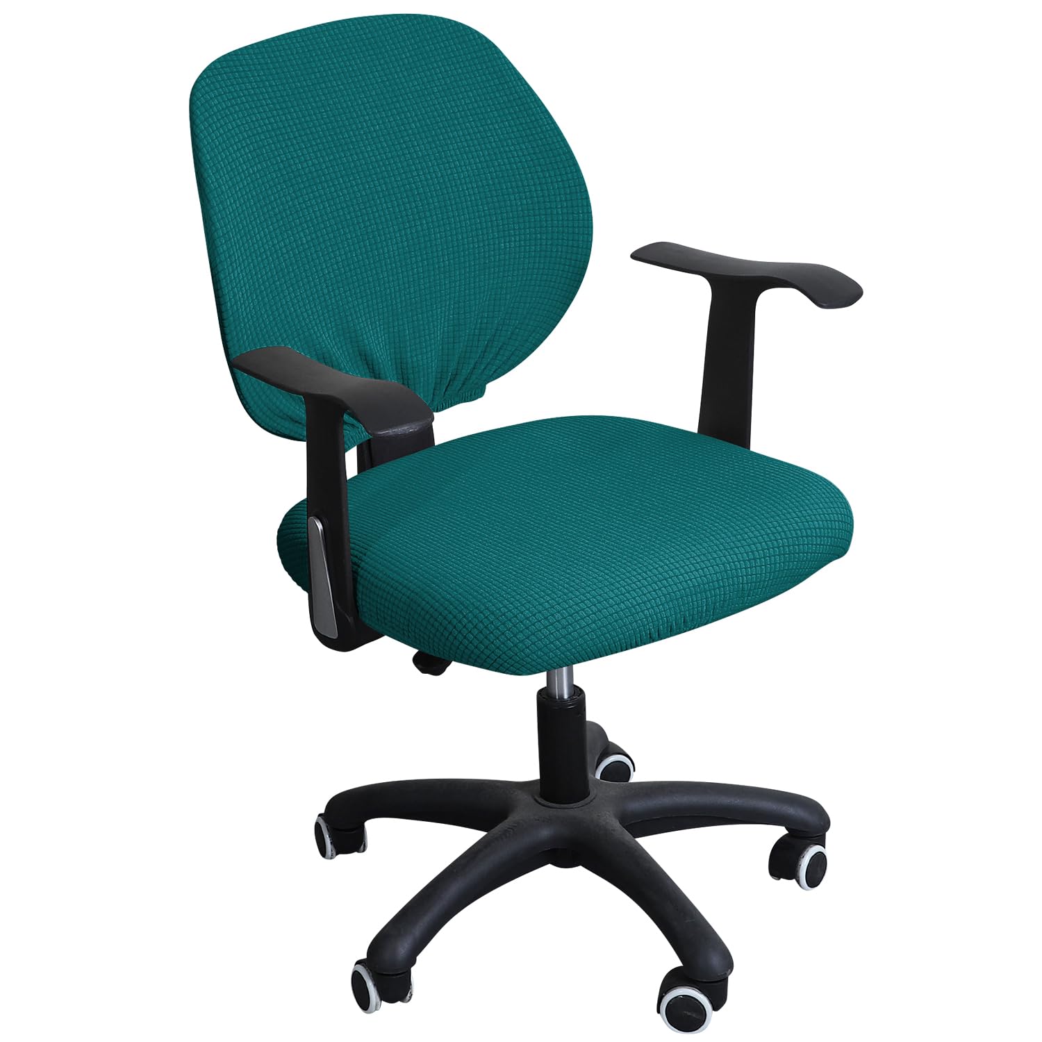 See full amazon price history chart for HOKIPO Office Chair Cover Stretchable Elastic Jacquard Computer Desk Executive Rotating Chair Seat Covers Slipcover(TEAL-AR5007) HOKIPO Office Chair Cover Stretchable Elastic Jacquard Computer Desk Executive Rotating Chair Seat Covers Slipcover(TEAL-AR5007) (B0CYX3CLNV) Amazon Price History, Amazon Price Tracker