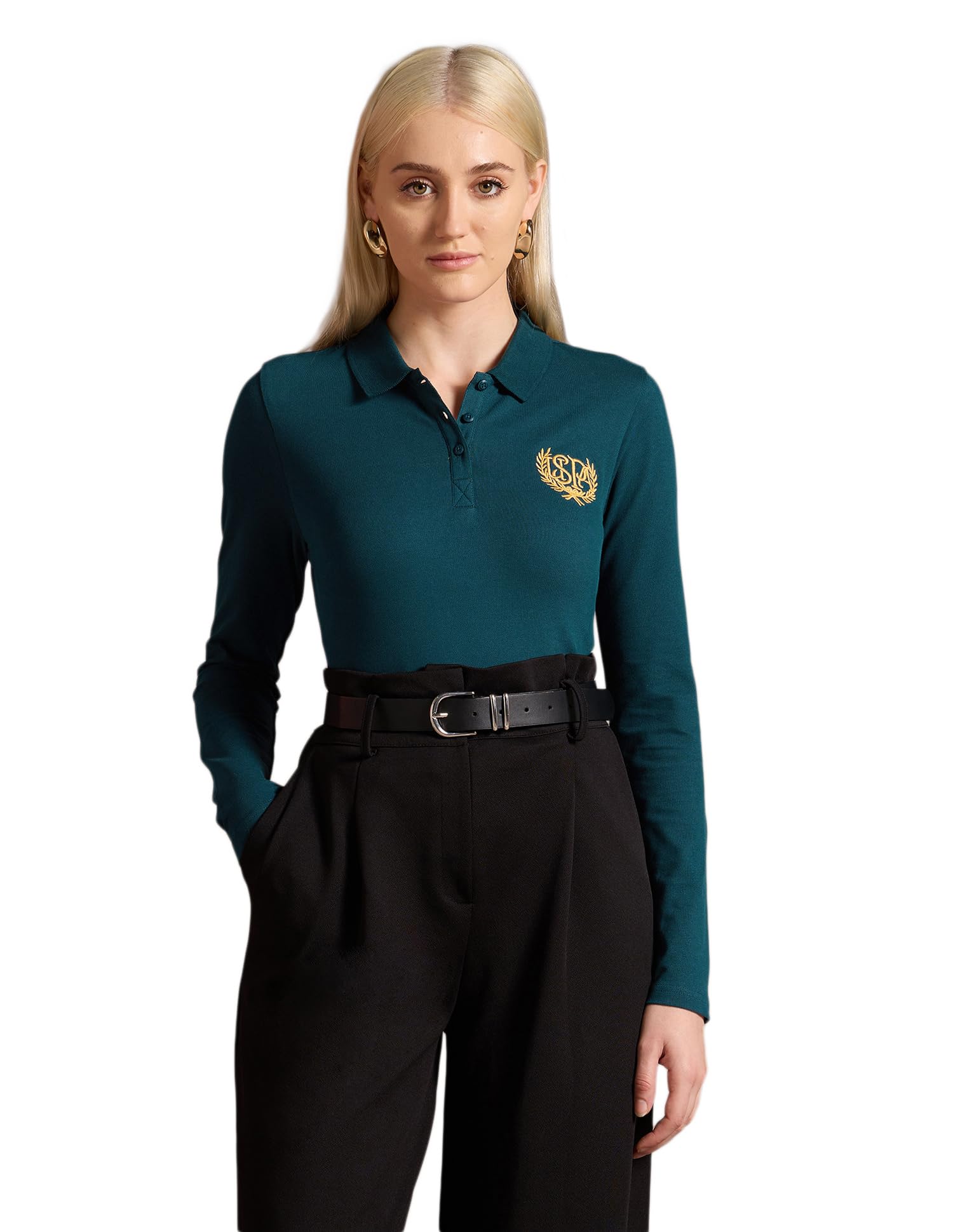 Women's Polyester Solid Regular Fit T-Shirt