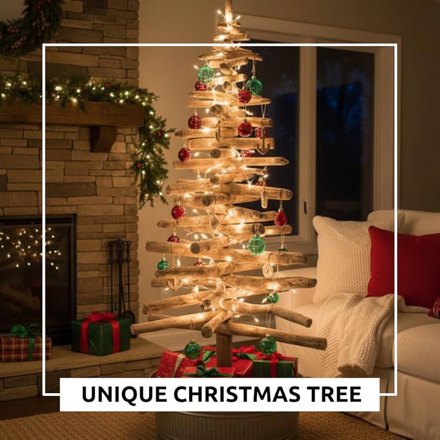 流木ツリー　クリスマスツリー Amazon.co.jp: 高さ6フィート 流木クリスマスツリー - ビーチハウス