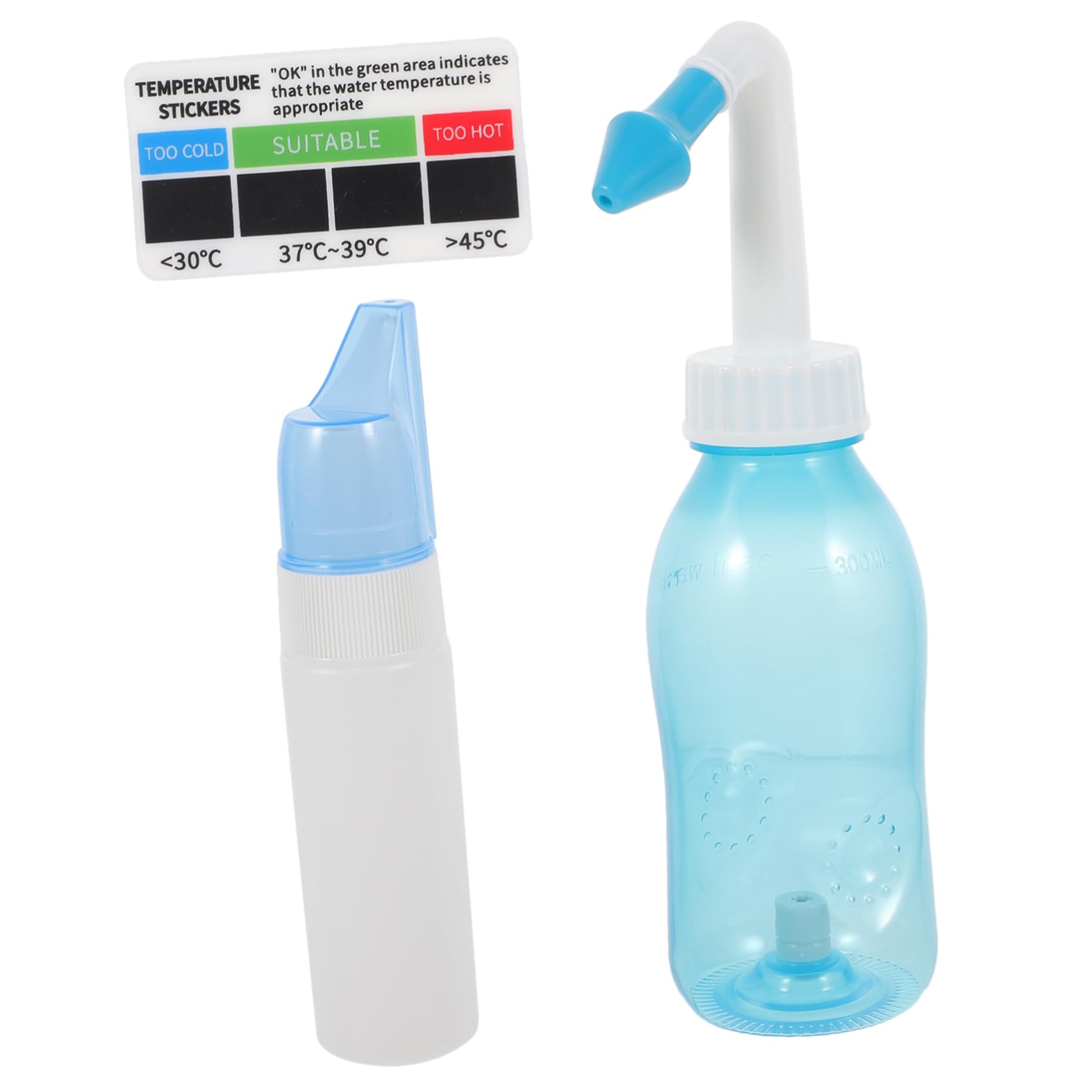 MAGICLULU 4 Sätze Nasenspülung nasenreiniger nasal irrigation Nasenreinigung Nasenpflege Nasenspülsystem Nasenspülflasche Nasenspüler sauber Waschmittel Sprühflasche Werkzeug Neti-Topf pp