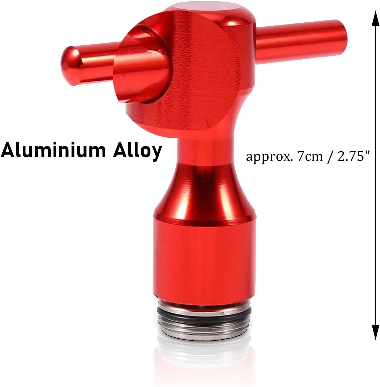 OUKENS Golf Putter Weights set, 2pcs 25-40g Red Golf Putter Weights and Golf Wrench Spanner Tool For Scotty Cameron Putters (30G)