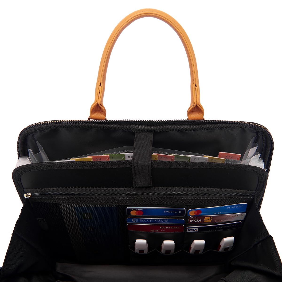 Amazon.com : Accordian File Organizer Tote,Folder with Zipper