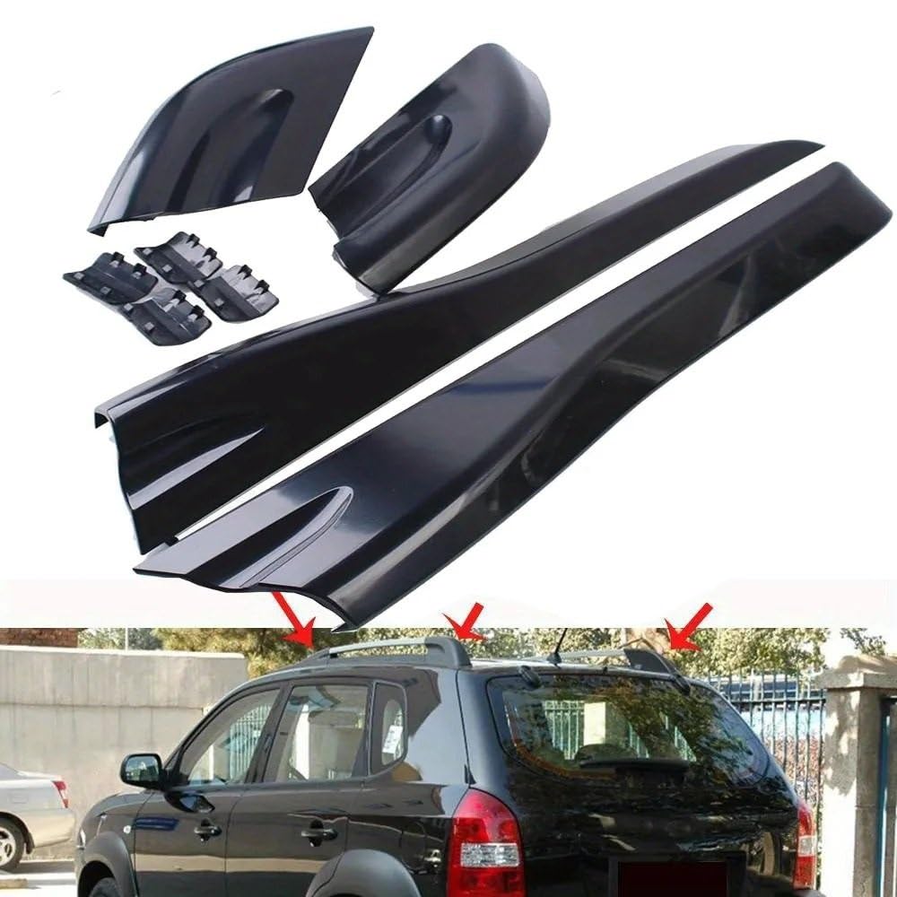 Bagażnik dachowy Lekki bagażnik dachowy Pasuje do Hyundai Tucson 2004 2005 2006 2007 2008 relingi dachowe samochodu stojak osłona na nogi zaślepka osłona zabezpieczająca