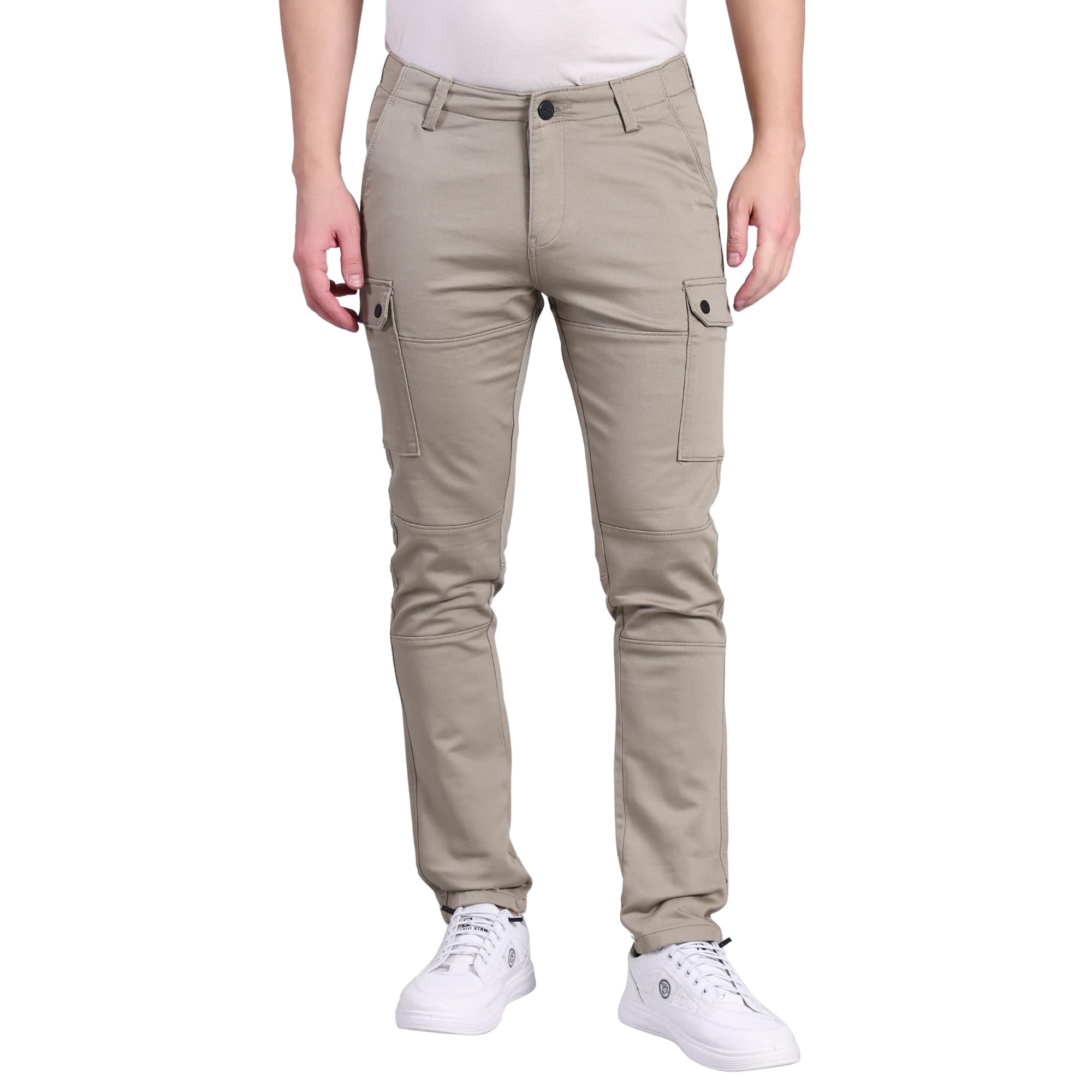lara Men’s Cargo Pants | Solid | Six Pocket Design | c08-picture-49