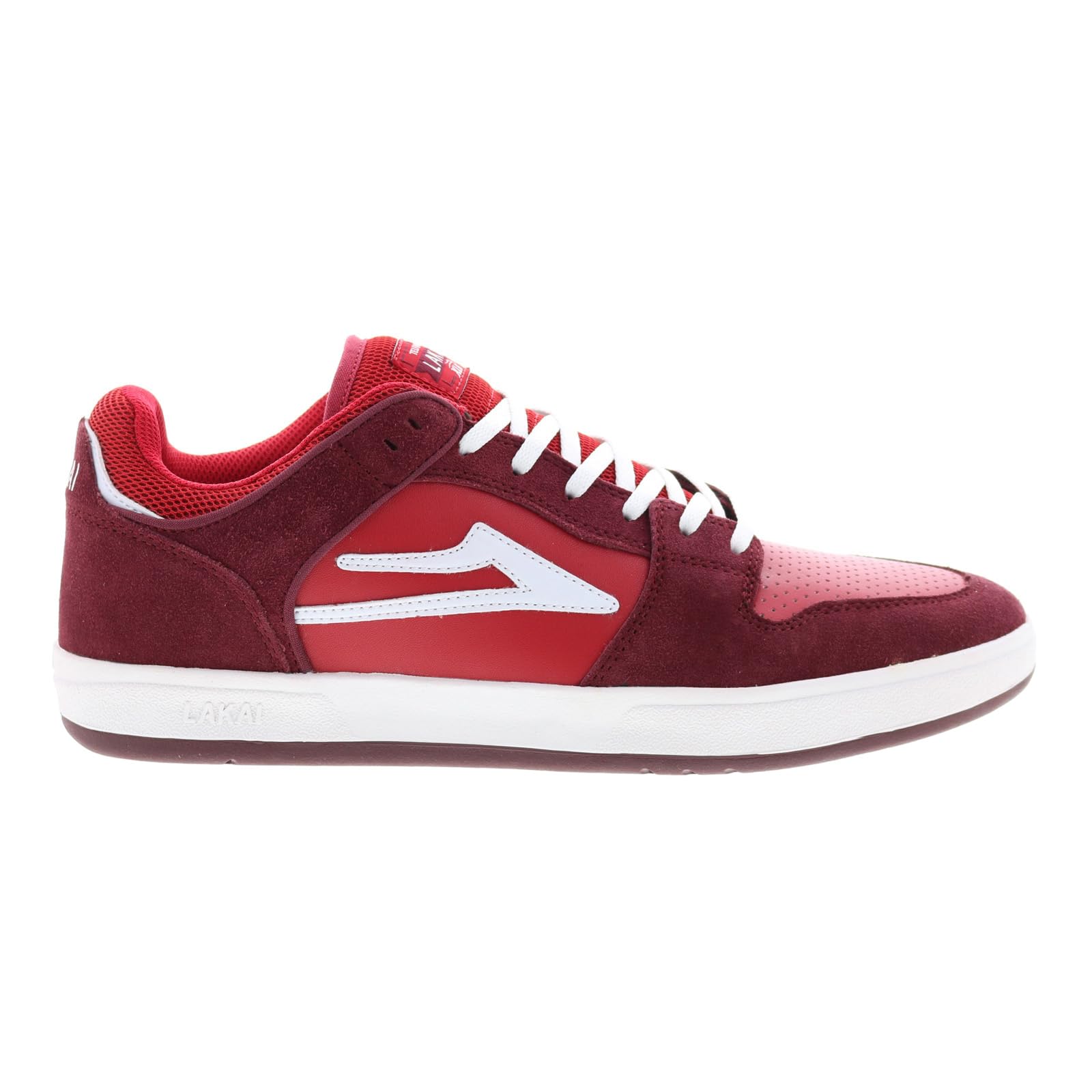 Lakai Telford Low Burgundy/Cardinal Suede 9.5 D (M)