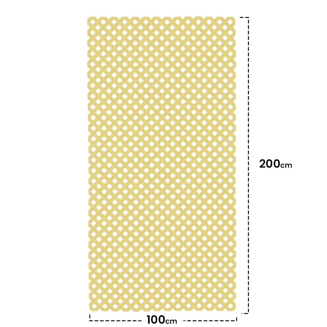 NORTENE - Celosia PVC 18 Mm para adecuación práctica de Zonas Exteriores del hogar Marfil 1 x 2 m
