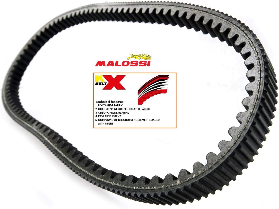 X-K Performance Belt for Piaggio Beverly Sport Touring, Piaggio MP3 Maxi Sport and Piaggio X10(350cc) OEM # 83025R, 1A011399, 82995R, 248088, 6115279.