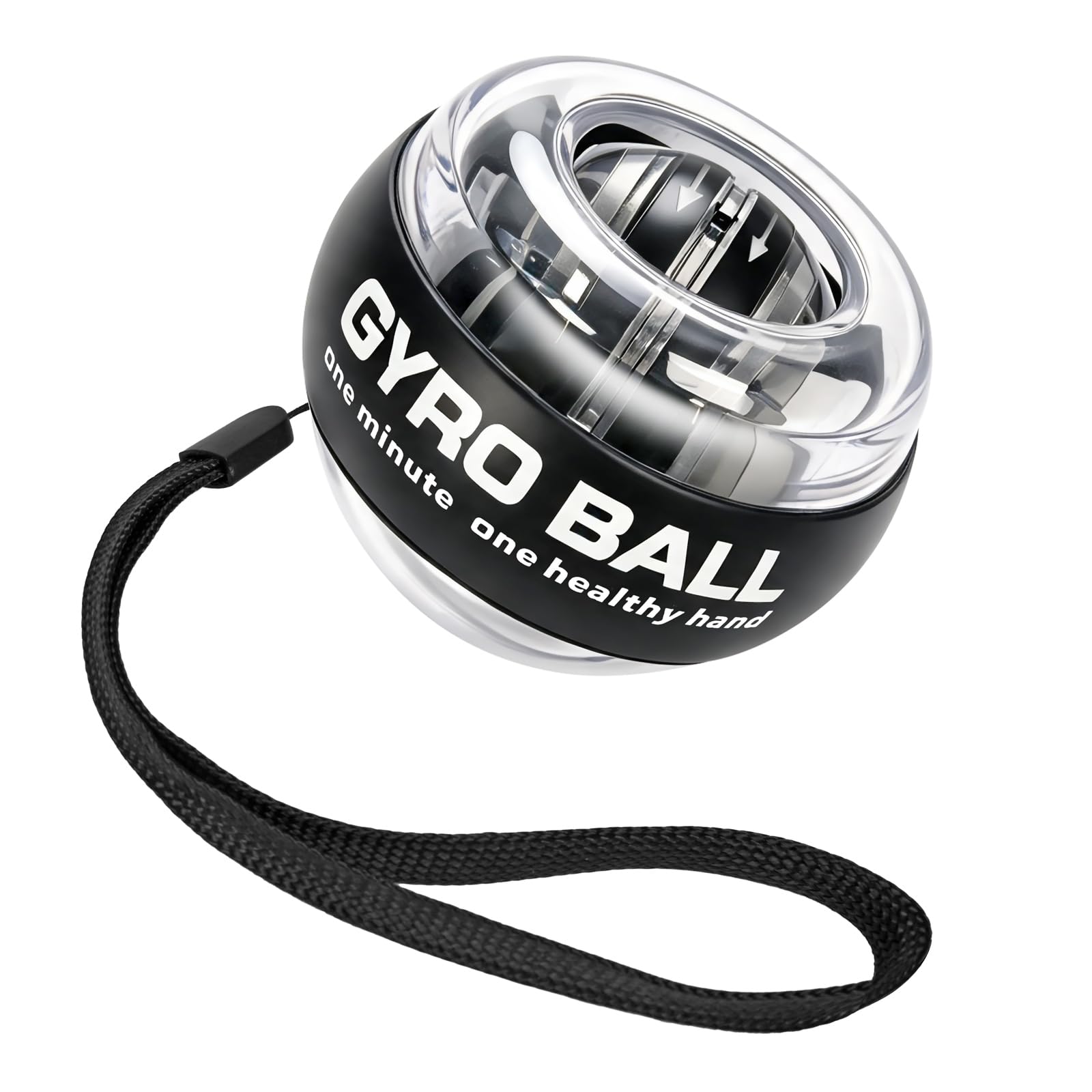Gyro/Torque Ball Hand Exerciser,Wrist Trainer Ball Auto-Start Gyroscopic Forearm Exerciser,Five-Gear Color-Changing Light Torqueball for Strengthening Arms, Fingers, Bones and Muscles.-image-12