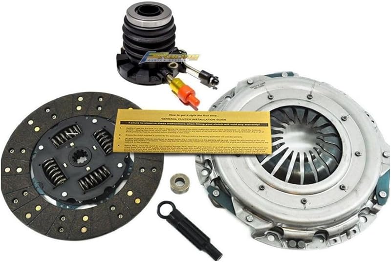 EFT Clutch Kit With HD Internal Slave Cylinder For 1997-2008 Ford F150 F250 Pickup Truck 4.2L, 4.6L Motorcraft - Ideal Torque Capacity for Durable Performance - Offers 12 Month Brand Warranty