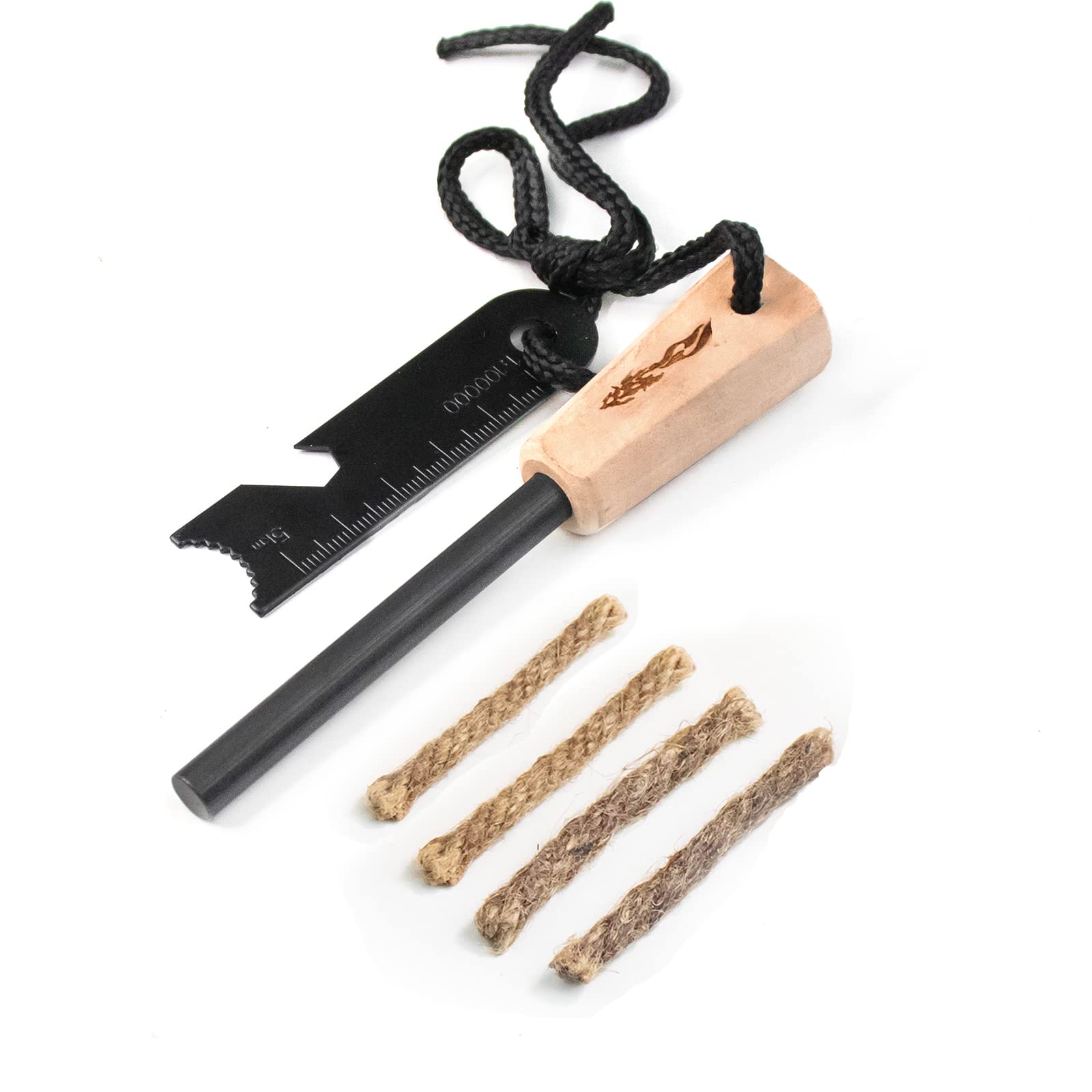 Bâton De Magnésium Allume-feu De Survie - 99,99% Pur, 16mm X 9cm - Léger Pour Camping, Randonnée