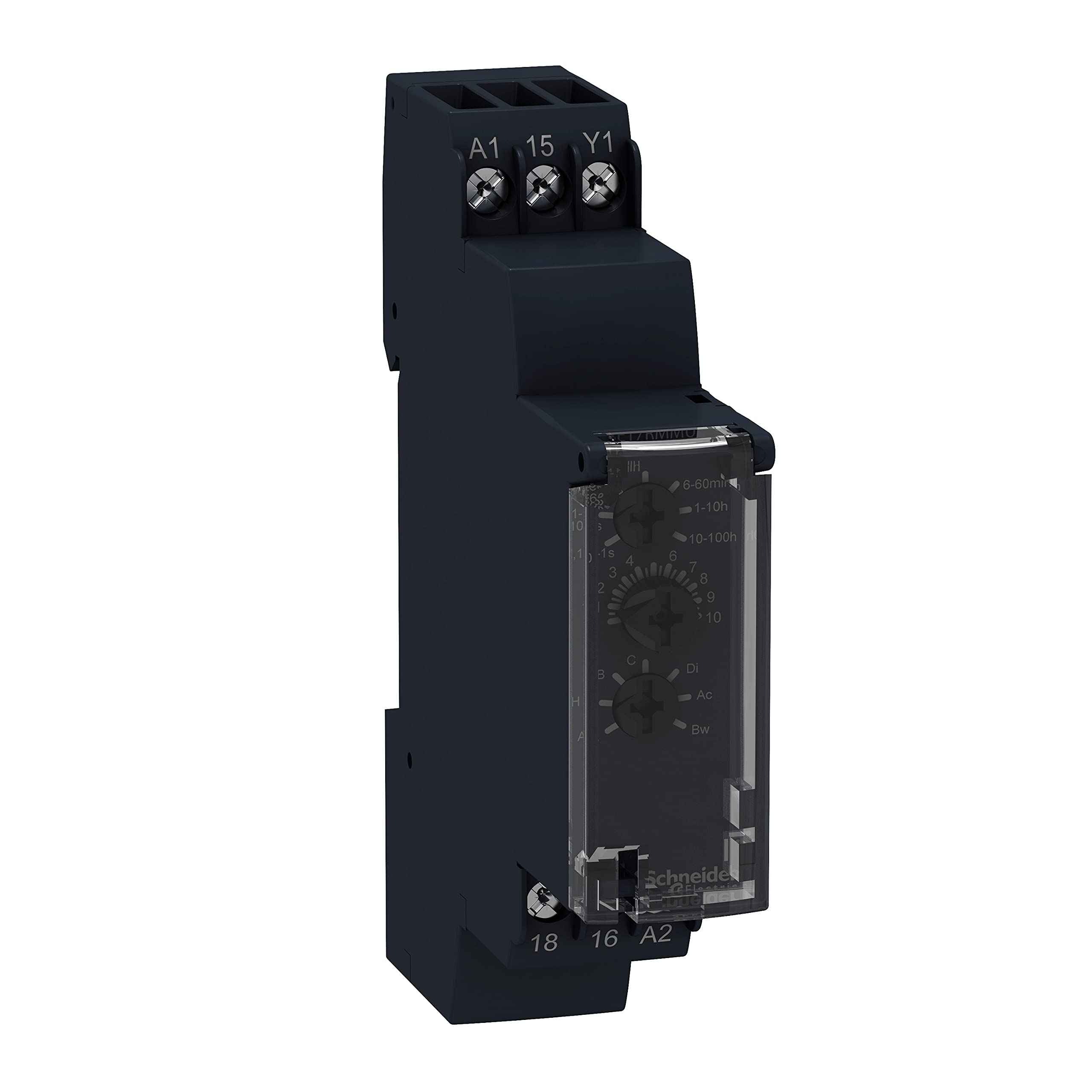 Relé tempo multif. 24VDC / 24..240VAC pour commande de circuit