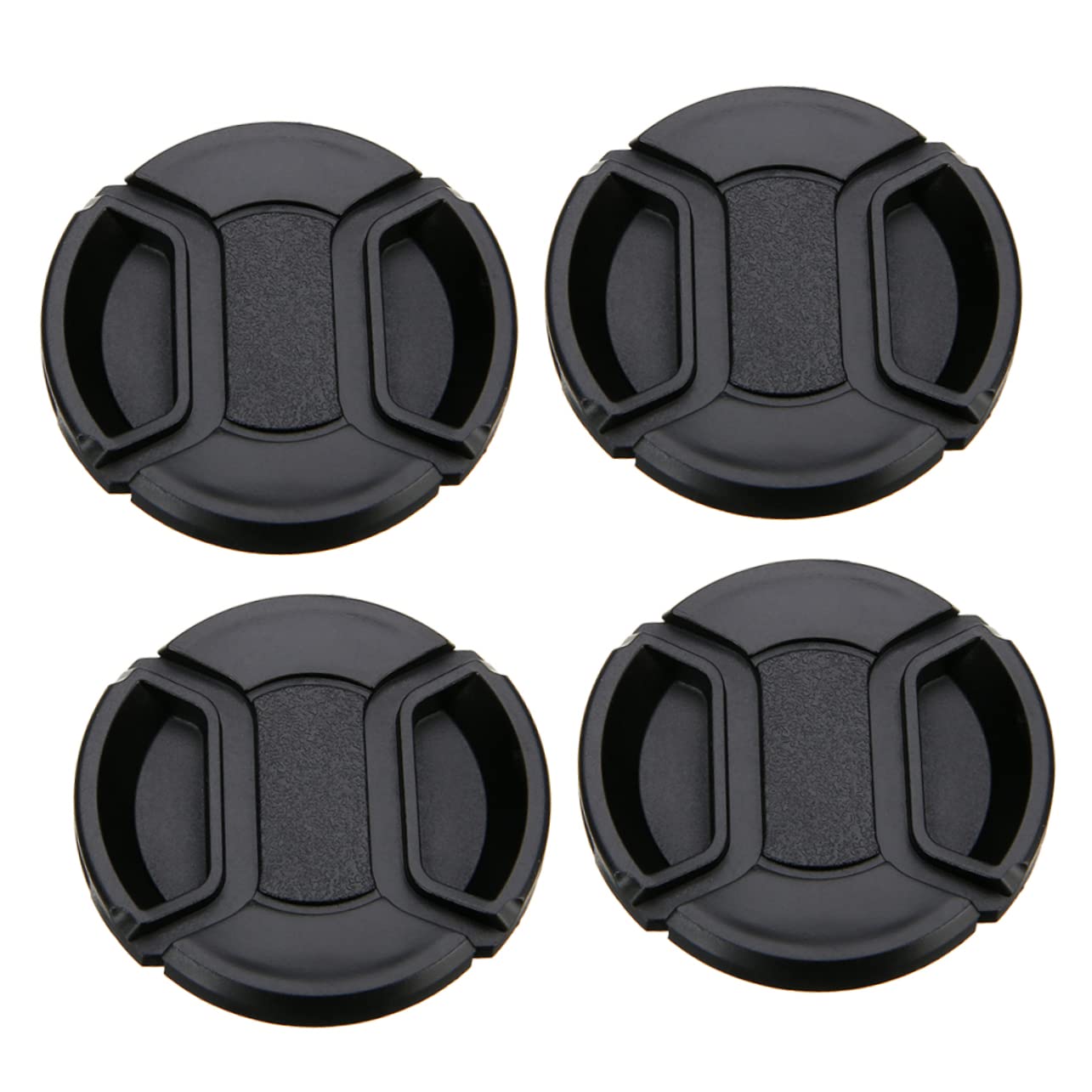 OSALADI 12 Pcs Camera Lens Cover Center Pinch Lens Cover Lens Cap Centre Pinch Lens Cover Camera Lens Lid Lens Cover Protector Camera Lens Protector - SLR Camera Plastic