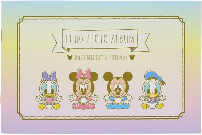 Amazon Co Jp サンスター文具 ディズニー エコー写真アルバム アンドマム ベビーミッキー フレンズ S 家電 カメラ