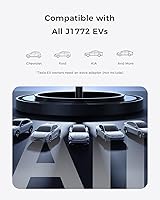 Vista 7 de EG evgoer Cargador EV de nivel 2, estación de carga EV portátil de 40A 240V para el hogar, cargador de vehículo eléctrico con corriente ajustable