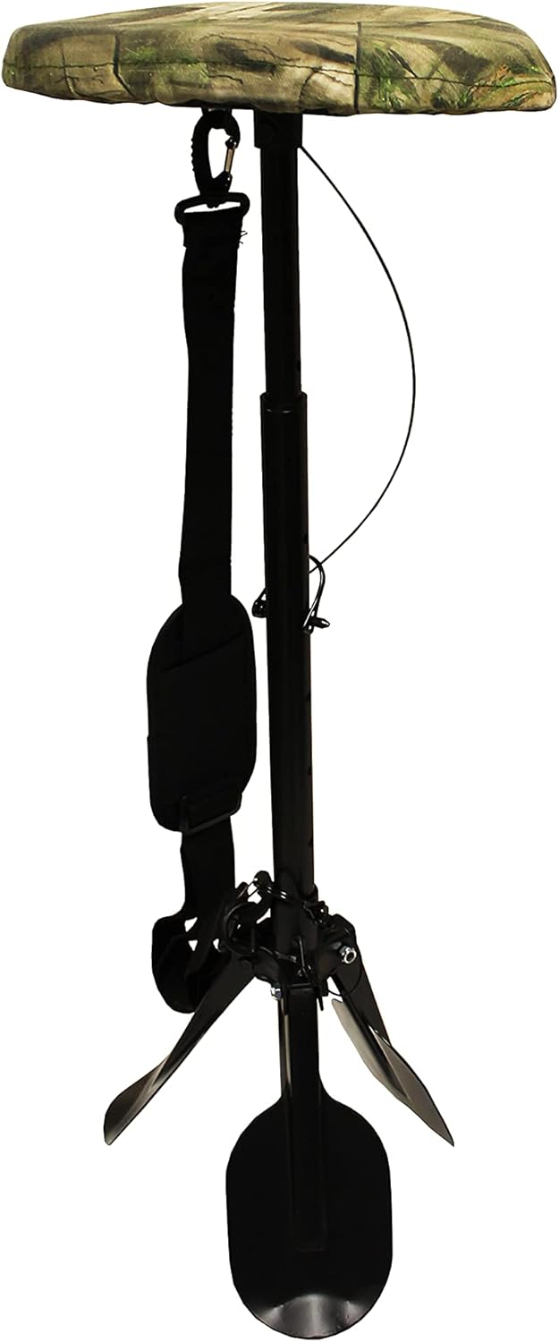 Mojo Decoys Siège de boue avec siège rembourré camouflage, chaise