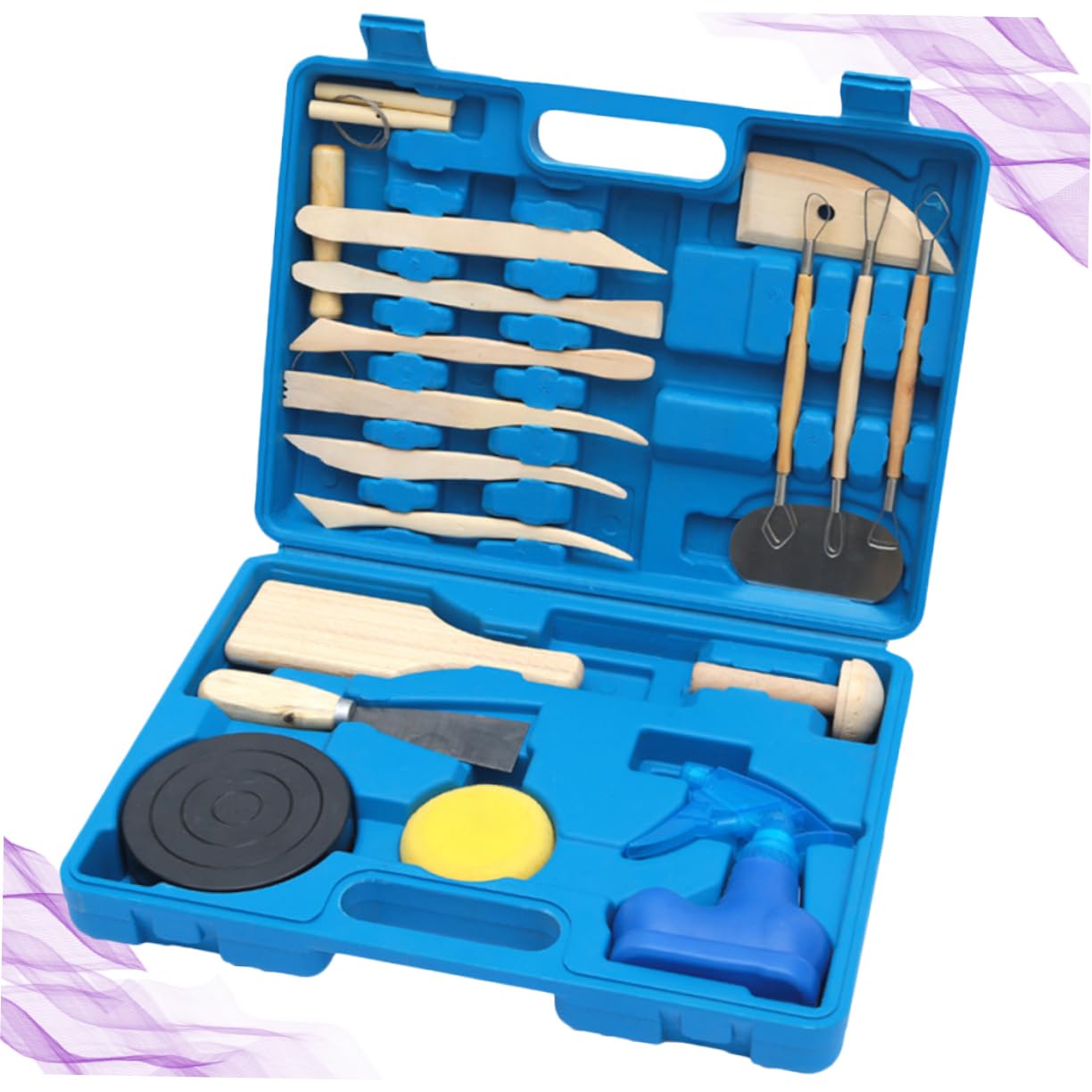 OSALADI 19 Piezas Herramientas Para Esculpir Arcilla De Kit De Herramientas Para Modelar Figuras De Arcilla Barro Taller De Arte