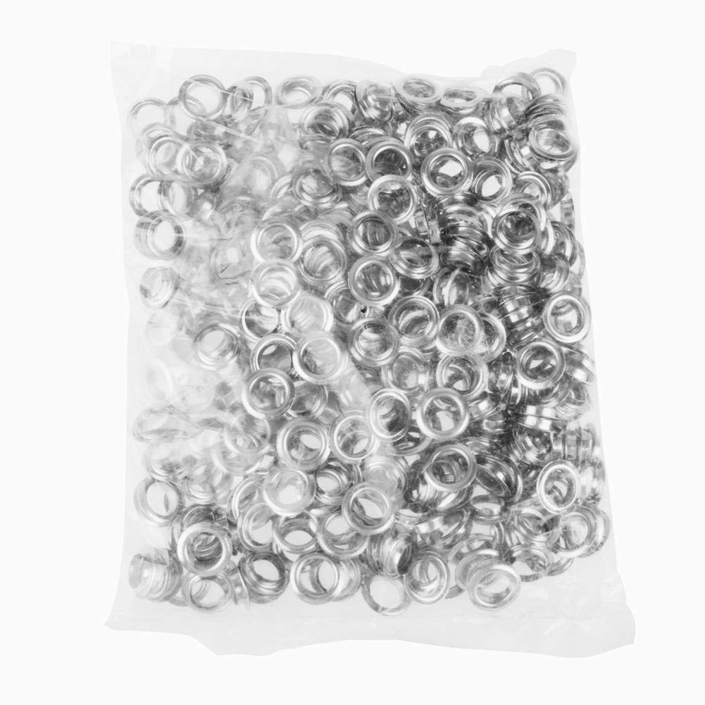 EBTOOLS Presse à œillets, pince à œillets, machine à œillets, machine à œillets, presse-bouton pression avec 3 morts et 1 500 œillets