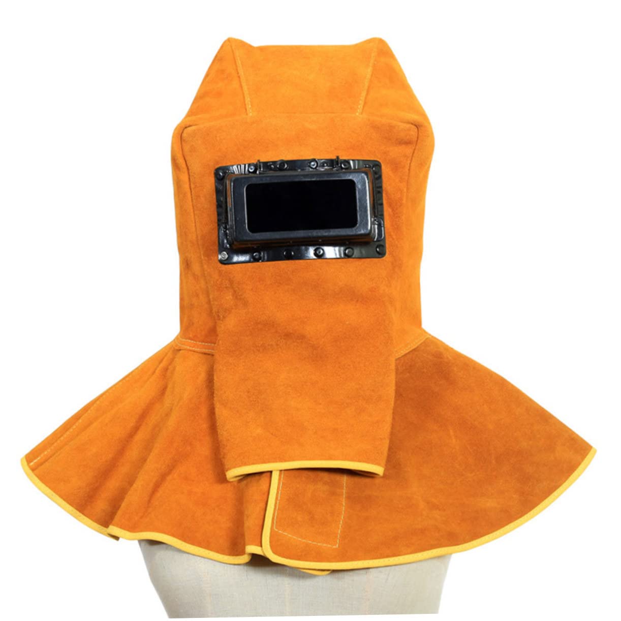 Gorro de Soldador de con Chal Ligero y Resistente para Protección Térmica Soldadura y Trabajos Industriales