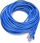 PrimeCables Cat6 Ethernet Cable, 75ft, Bare Copper Network 550MHz UTP-Blue | 10Gbps Support, Bare Copper Network, 550MHz UTP, RJ45 Patch Cable