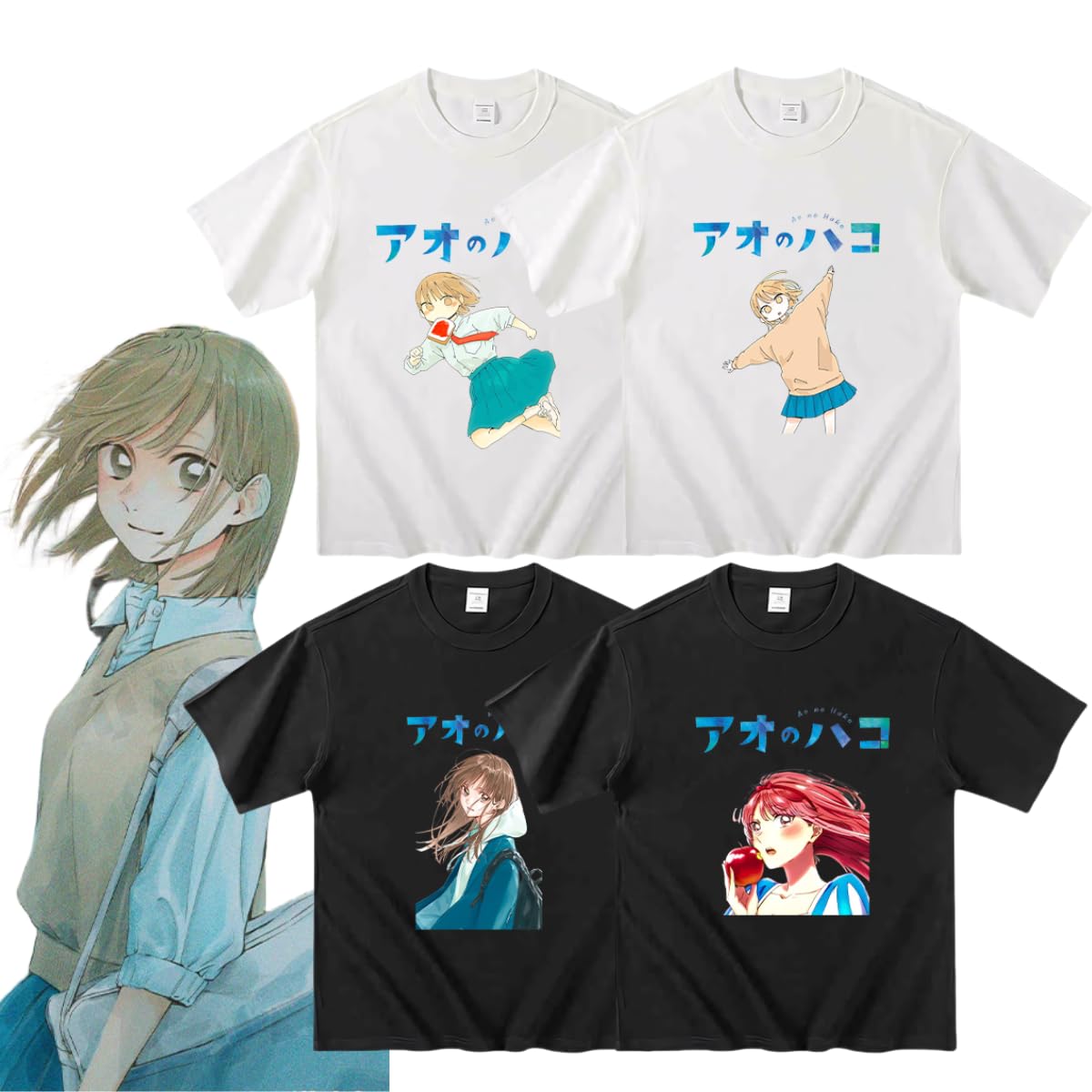 Amazon.co.jp: [GHKHGK] アオのハコ グッズ Tシャツ 半袖 鹿野